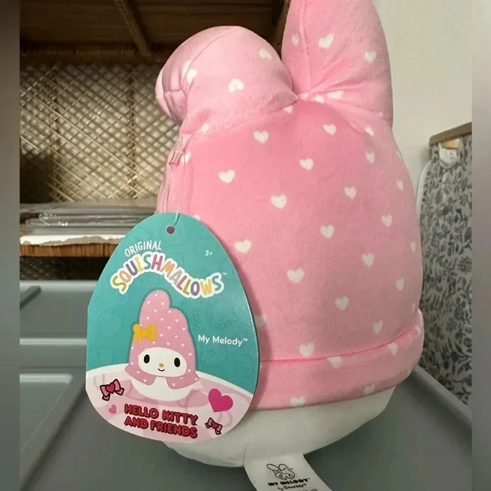 NWT My Melody Squishmellow 8” By Sanrio Hello Kitty and Friends